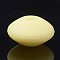 Food Grade Eco-Friendly Silicone Beads, Rondelle, Light Yellow, 12x6~7mm, Hole: 2mm