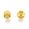 Alloy Beads, Bicone, Matte Gold Color, 8x6.5mm, Hole: 3.5mm