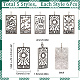 Подвески из сплава в тибетском стиле FIND-SC0003-74-2