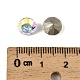 Стеклянные стразы кабошоны GLAA-A018-8mm-001AB-3