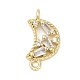 Латунные прозрачные подвески из кубического циркония KK-Z094-03G-01-1