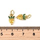 Латунные микро проложить кубического циркония подвески ZIRC-H119-06G-01-3