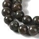 Нити натуральных красно-зеленых бусин из яшмы G-P530-B03-04-3