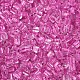 Прозрачные внутри цветные стеклянные бусины SEED-T007-13D-2