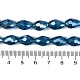 Прозрачные стеклянные бусины гальваническим пряди EGLA-N013-T4mm-B25-4