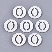 Подвески из натуральных пресноводных ракушек SHEL-S276-119O