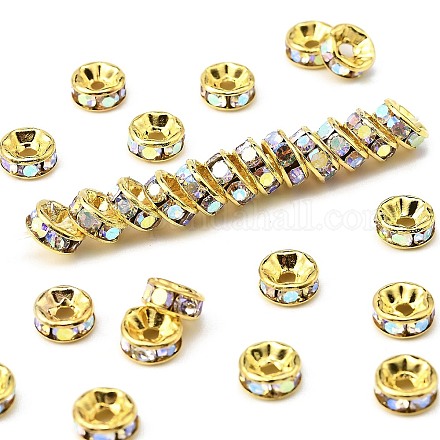 Латунные бусины разделители для поставки стразов RB-A014-Z6mm-28G-1