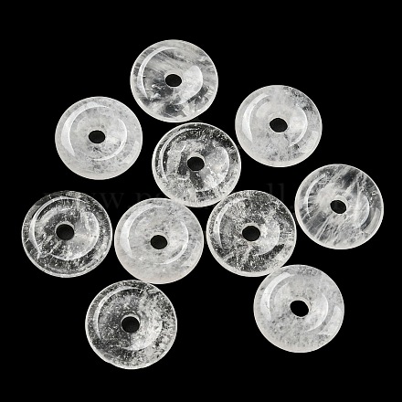 Подвески с пряжкой из натурального кварца и фарфора G-B052-09-1
