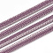 Elastic Cord, with Nylon Outside and Rubber Inside, Old Rose, 5.5x2.5mm, about 100yard/bundle(300 feet/bundle)