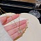Stainless Steel Cable Chain Necklaces, Rhinestone Pendant Necklaces, Bowknot, 8.27~19.69 inch(21~50cm)