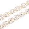 Baking Paint Transparent Glass Beads Strands, Tulip, Light Yellow, 12x10x6.5~7mm, Hole: 1mm, about 55pcs/strand, 25.59 inch(65cm)