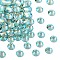 Preciosa® MAXIMA Crystal No Hotfix Flatback Stones, Czech Crystal, Dura Foiling, Round(438 11 615 Chaton Rose), 50005 200 Caribbean Sea AB, SS6(1.9~2.1mm)