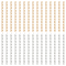 UNICRAFTALE about 100Pcs 2 Colors Golden Chain Extension Stainless Steel Necklace Bracelet Anklet Extender Chain Soldered Extender Chain Surgical Steel Chain Extension Tails for Jewelry Making 47-53mm