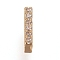 Golden Plated Brass Micro Pave Cubic Zirconia Slide Charms, Letter, Clear, Letter.I, 7~7.5x1.5~6.5x3mm, Hole: 6x1mm
