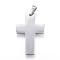 Tarnish Resistant 304 Stainless Steel Pendants, Latin Cross, Stainless Steel Color, 35x23x2mm, Hole: 4x8mm