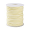45M Faux Suede Cord, Faux Suede Lace, Lemon Chiffon, 2~2.5x1.5~2mm, about 50 Yards(45m)/Roll