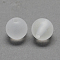 Transparent Acrylic Ball Beads, Frosted Style, Round, Clear, 10mm, Hole: 2mm, about 938pcs/500g