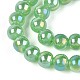 Гальванические стекляныне бусины GLAA-T032-J8mm-AB05-3