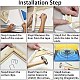 Рамка из сосновой древесины DIY-WH0158-34F-5