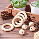 Граненый самородок натуральные деревянные бусины WOOD-PH0009-24-8
