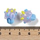 Бусины ручной работы в технике лэмпворк с неровностями LAMP-I027-04A-3