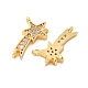 Латунные микро проложить кубического циркония подвески KK-U056-57G-2