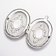 Подвески латуни медальон X-KK-N0116-054P-4