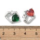 Латунные микро проложить кубического циркония подвески KK-H482-01P-3