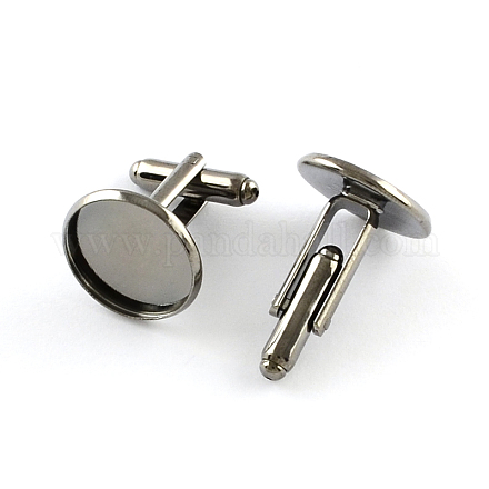 Кнопки латунь манжеты X-KK-Q574-14mm-B-1