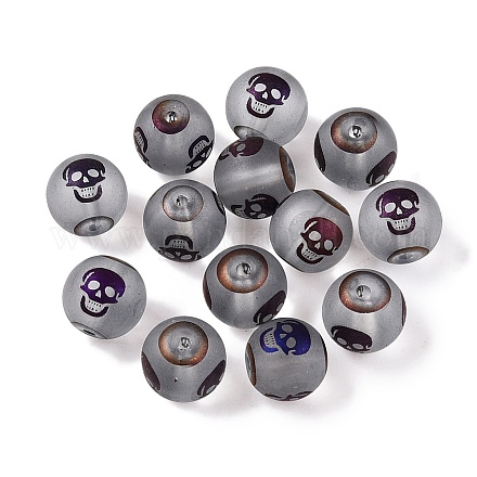 Гальванические стеклянные бусины EGLA-T009-26G-1