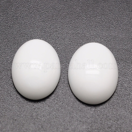 Овальные кабошоны из непрозрачного стекла G-K020-16x12mm-12-1