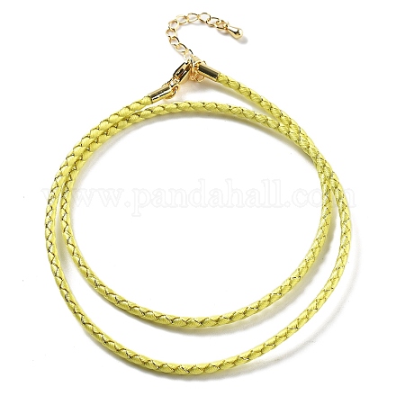 Изготовление плетеных ожерелий из полиэфирного шнура MAK-L043-03G-06-1