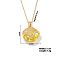 Vintage Sparkling Rhinestone Saint Benedict Medal Pendant Necklaces, Brass Cable Chain Necklaces for Women, Golden, 15.75 inch(400mm)