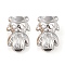 Brass Beads, Cadmium Free & Nickel Free & Lead Free, Child, Real Platinum Plated, 12.8x8x6.5mm, Hole: 3mm and 2.8mm