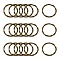 Tibetan Style Linking Rings, Circle Frames, Cadmium Free & Nickel Free & Lead Free, Antique Bronze Color, 22x1.5mm, about 18.5mm inner diameter