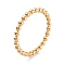 304 Stainless Steel Finger Rings, Round, Golden, Size 7, 2mm, Inner Diameter: 17mm