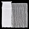 FINGERINSPIRE 2.19 Yard Long Chainette Fringe Trim 19-3/4 inch Wide Polyester Tassel Lace Ribbon White Sewing Tassel Fringe Ribbon for DIY Crafts Sewing Clothing Accessories Lamp Shade Decoration