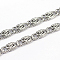Tarnish Resistant 304 Stainless Steel Lumachina Chains, Soldered, Stainless Steel Color, 13x5.5x1.2mm