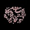 Natural Rose Quartz Chip Beads, Tumbled Stone, No Hole/Undrilled, 3~7x2~6x1.5~5mm