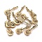 Tibetan Style Alloy Pendant, Guitar, Lead Free and Cadmium Free, Antique Golden, 31x11x2mm, Hole: 2mm