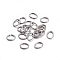 Tarnish Resistant 304 Stainless Steel Open Jump Rings, Oval, Stainless Steel Color, 22 Gauge, 4.5x3.5x0.6mm, Inner Diameter: 3x2mm, about 434pcs/10g