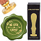 Brass Wax Seal Stamps with Wood Handle, for DIY Scrapbooking, Word, 25mm