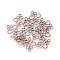 Tibetan Style Links connectors,  Nickel Free & Lead Free, Chinese knot, Red Copper, 22x18.5x1mm, Hole: 2.5x3mm