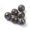 Natural Fossil Beads, Round, 10mm, Hole: 1mm