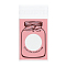 Rectangle OPP Cellophane Bags, Pink, 13x6.9cm, Unilateral Thickness: 0.035mm, Inner Measure: 9.9x6.9cm, about 95~100pcs/bag