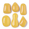 Resin Pendants, Imitation Beeswax, Mixed Shape, Gold, 37~53x23~29x11~14mm, Hole: 1.5~3mm