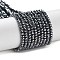 Terahertz Stone Beads Strands, Faceted, Rondelle, 2x1mm, Hole: 0.5mm, about 225pcs/strand, 14.96''(38cm)