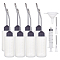 Craft Tool Set, with Iron Head Plastic Oiler, Plastic Funnel Hopper, Dispensing Syringe(without needle), Plastic Blunt Needle, White, 195x45mm