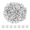 UNICRAFTALE 300pcs 1mm Hole 304 Stainless Steel Spacer Bead Caps Multi-Petal Flower Spacer Beads Hollow Bead End Caps Metal End Charm Caps Loose Beads for Jewelry Making