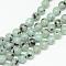 Natural Sesame Jasper/Kiwi Jasper Bead Strands, Round, 6mm, Hole: 1mm, about 59~61pcs/strand, 15 inch